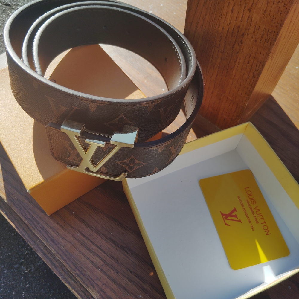 Louis Vuitton Brown Monogram Belt
